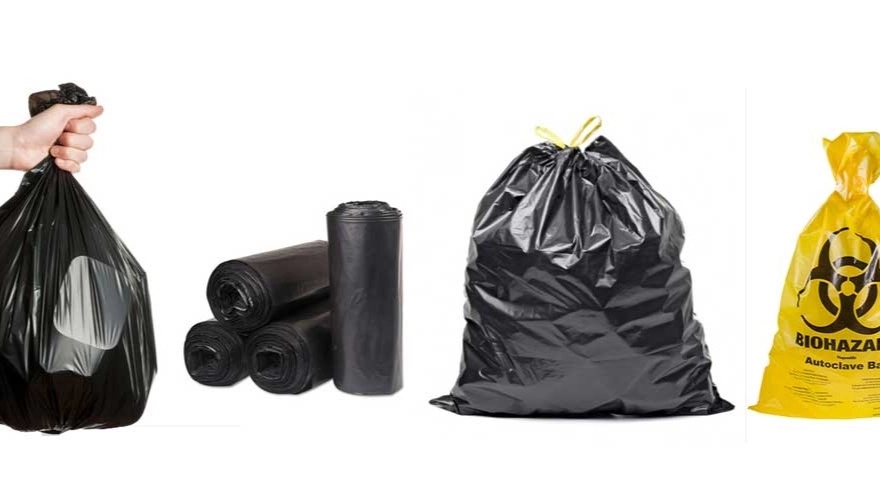 Types of garbage bags in terms of model and consumption